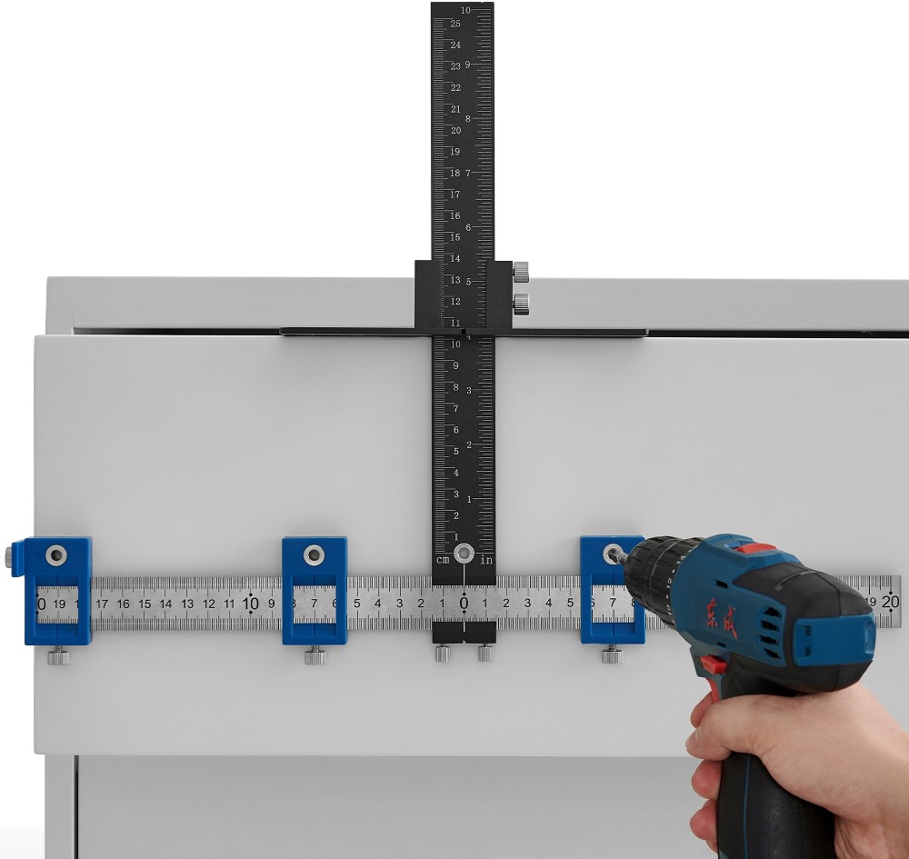 Cabinet Hardware Jig Aluminum Alloy and Stainless Steel Cabinet Handle