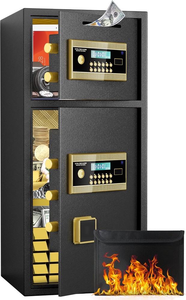 Large Double-door Coin-operated Safe Digital Security Safe