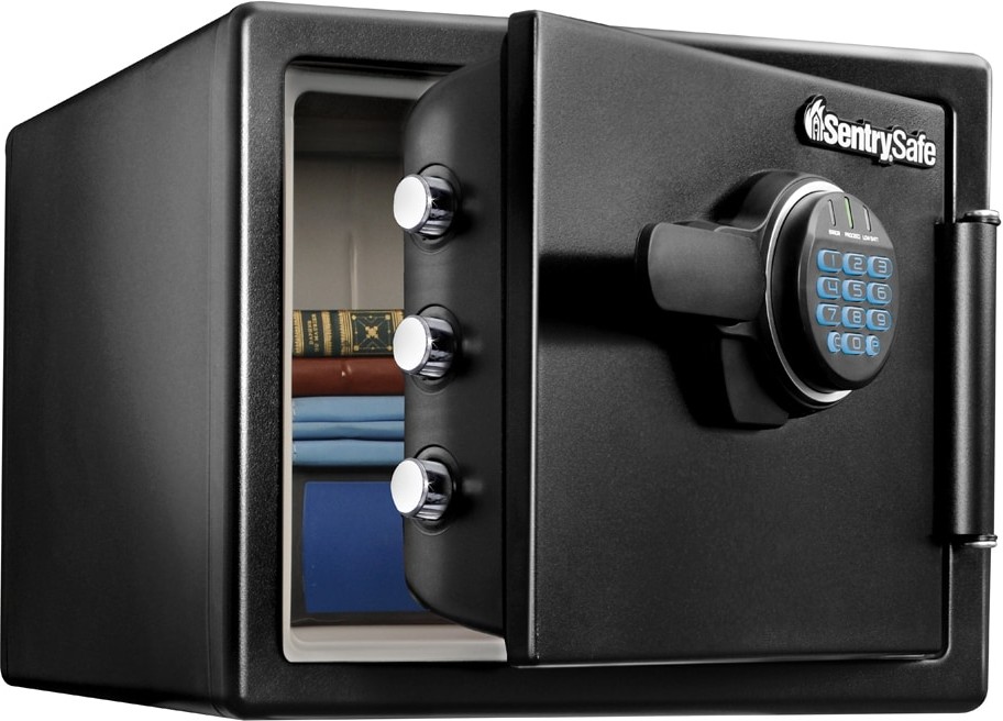 0.8-cu ft Fireproof , Waterproof Home safe with Electronic/Keypad Lock