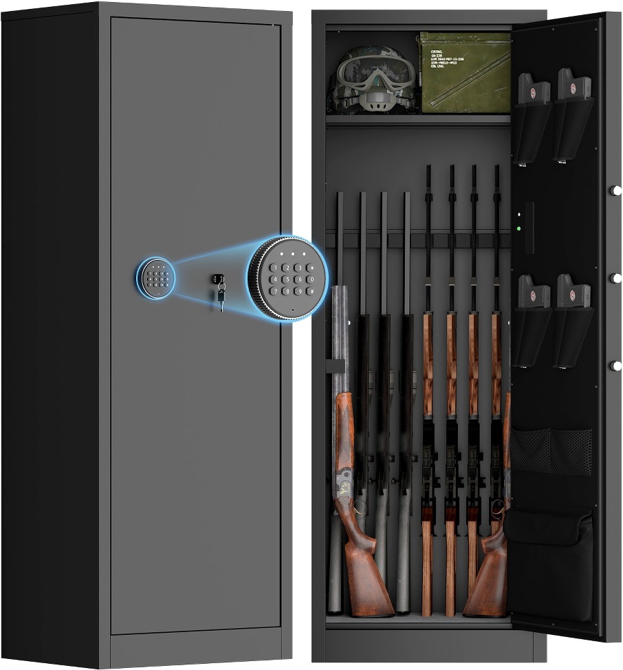Steel Large Fireproof and Waterproof Gun Safe Supporting Classified Storage