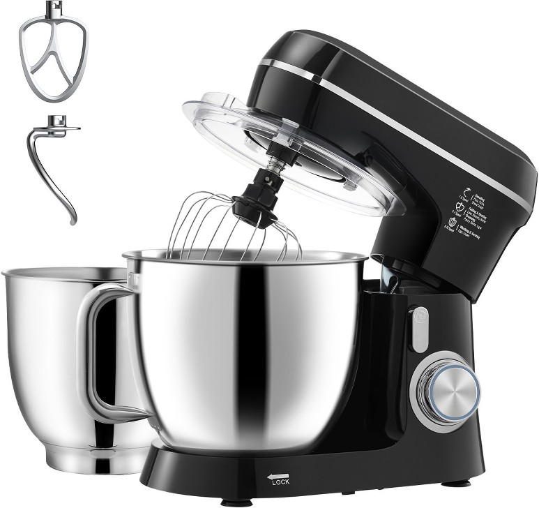 Stand Mixer Black 4.4-Quart Commercial Tilt-head Stand Mixer
