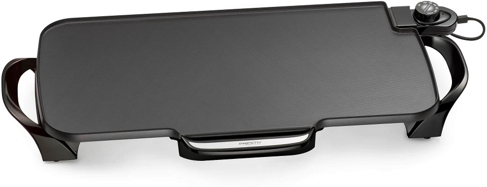22 Inch Electric Griddle with Removable Handles and Nonstick Cooking Surface