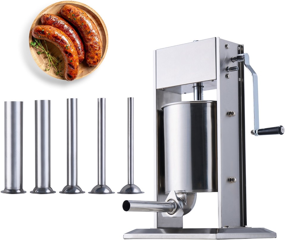 Manual Sausage Stuffer 10 L / 22 LBS Vertical Sausage Machine