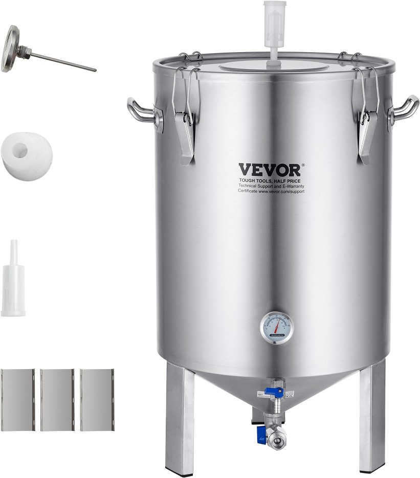 16 GAL Beer Brew Fermentor 304 Stainless Steel Beer brewing system