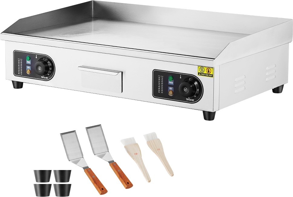 28.74-in x 15.75-in Non-Stick Silver Electric Griddle ( 2800 -Watt )