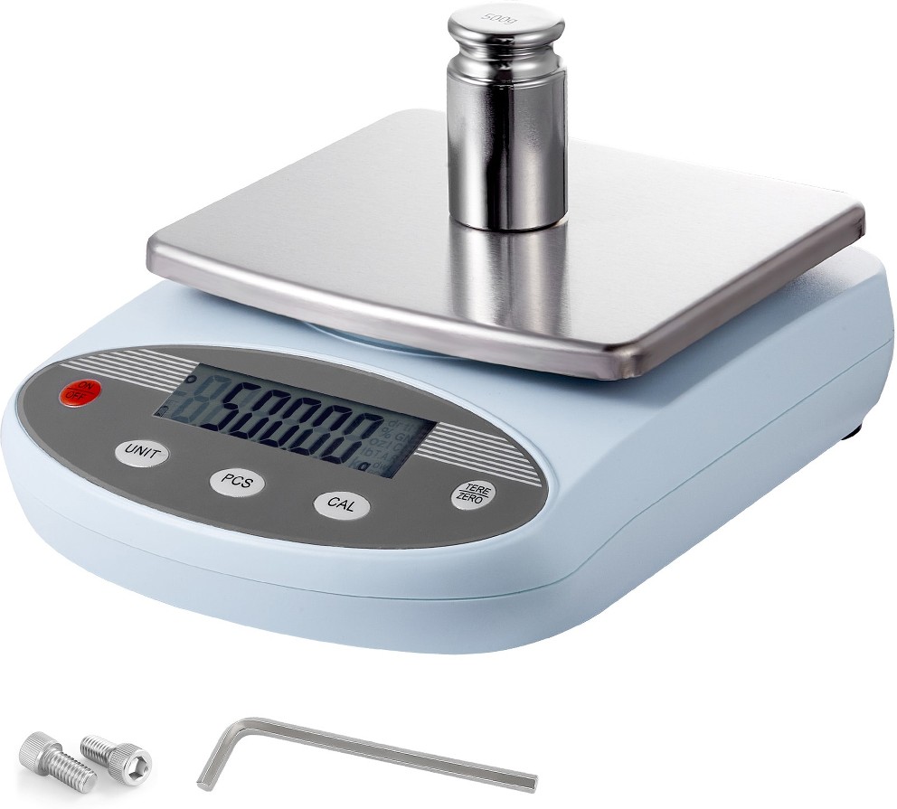 Analytical Balance 2000g x 0.01g Accuracy High Precision Lab Scale 13 Units Conversion
