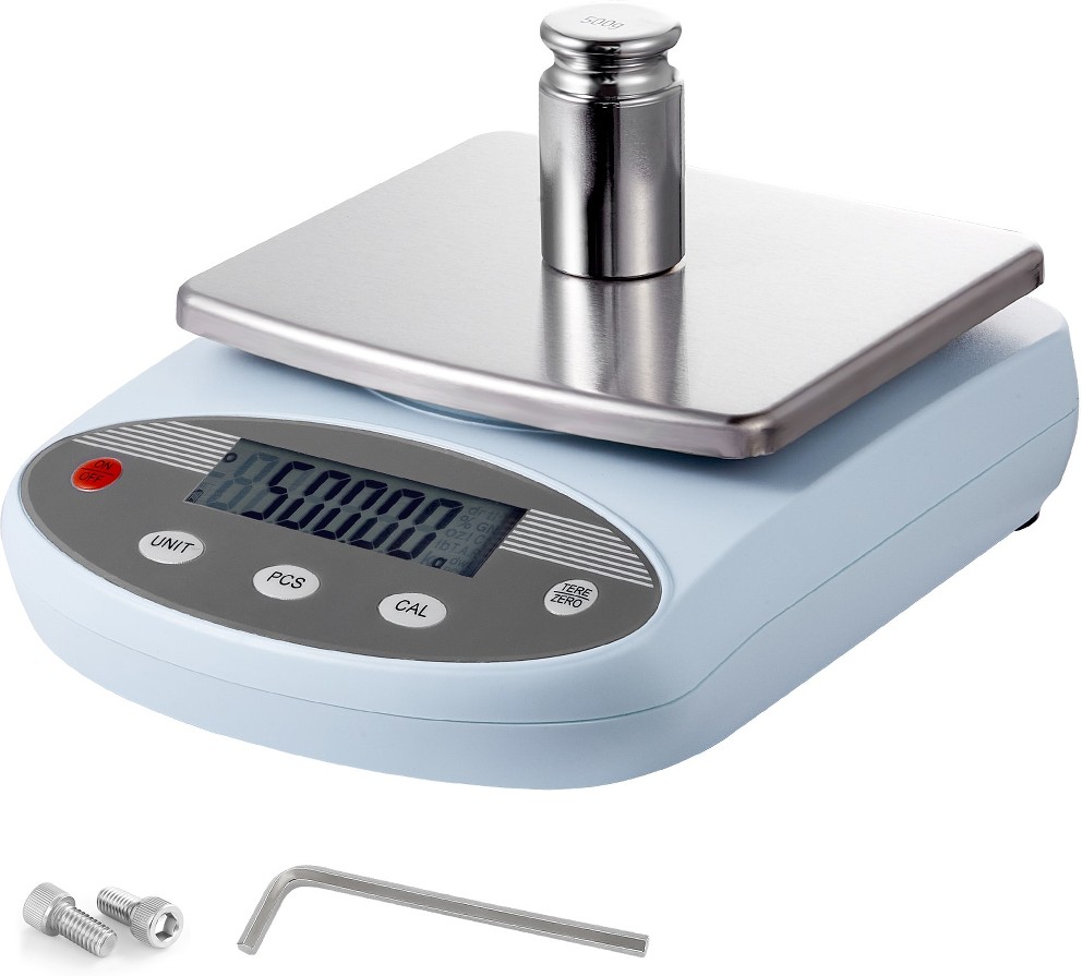 Analytical Balance 3000g x 0.01g Accuracy High Precision Lab Scale 13 Units
