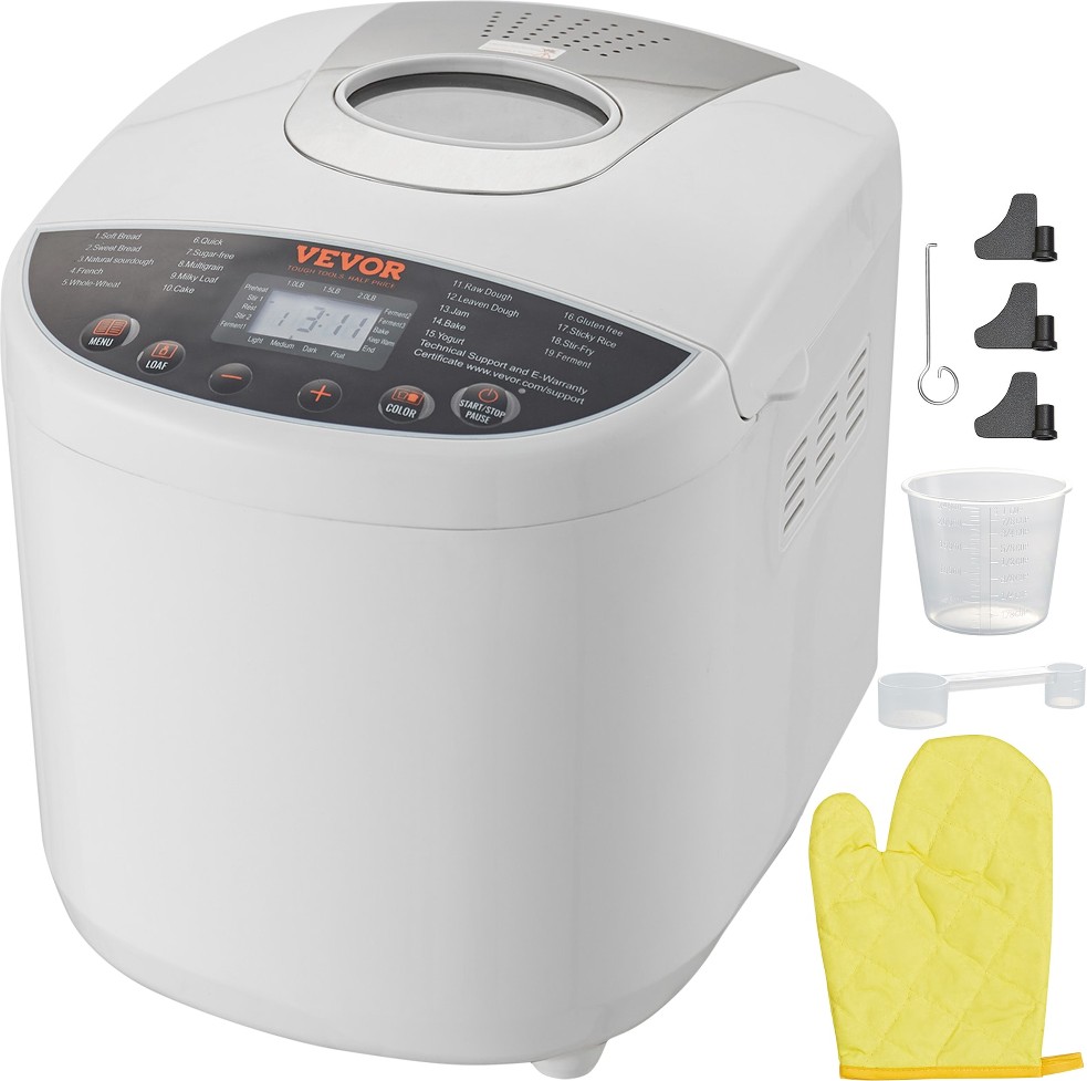 White Bread Maker (Bakes up to 2-lb loaf)