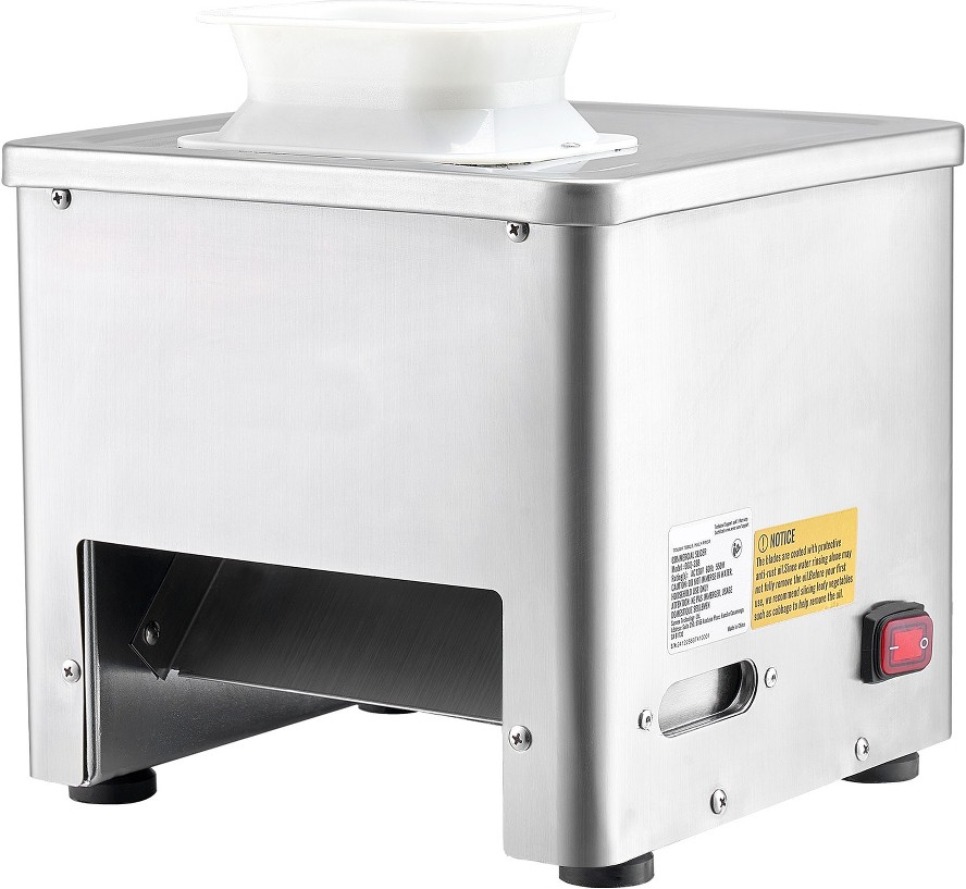 350 LBs/H Electric Meat Cutting 999 -Speed Commercial/Residential Food slicer and Meat Slicer with Thickness Control ( Silver )