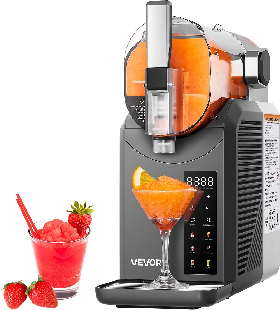 1 x 2 L 110 V 200 W Slush drink machine ( 6 Preset Programs )