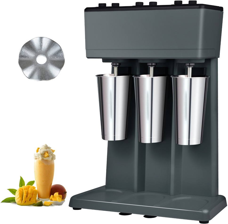 Milkshake Maker 375W x 3 Electric Milkshake Machine Triple Heads Drink Mixer