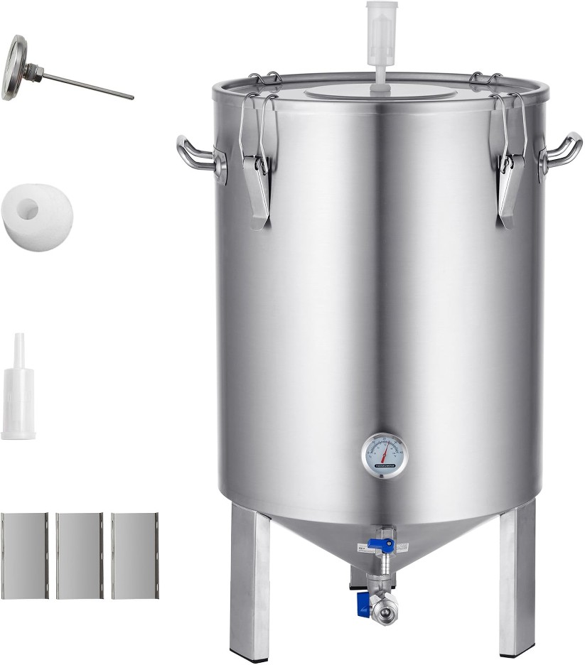 16 GAL Beer Brew Fermentor 304 Stainless Steel Beer brewing system