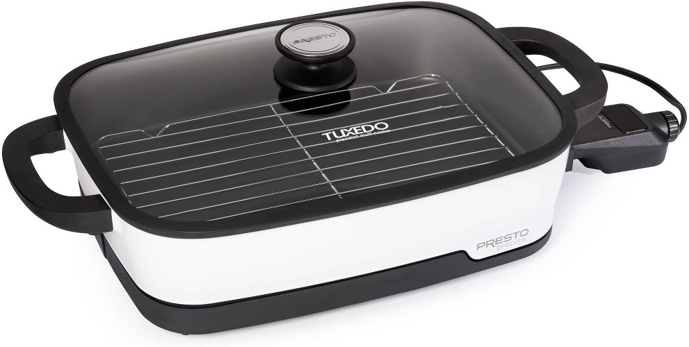 Tuxedo Digital Precision Skillet Nonstick Kitchen Multi-Cooker 16 Inch