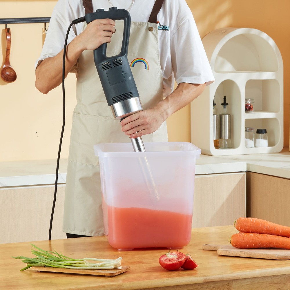 750W 16-IN Heavy Duty Mixer 20000 -Speed 750 -Watt Immersion Blender ( Stainless Steel Blade )