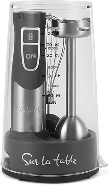 Hand Blender with Whisk and Easy Storage