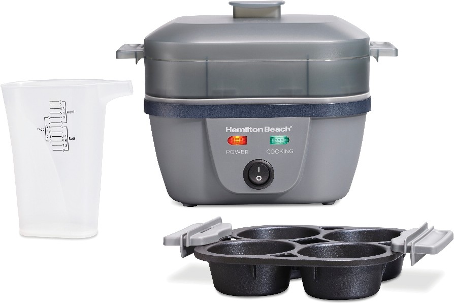 Gray Plug-in Egg cooker