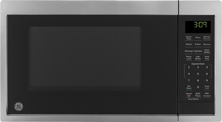 0.9-cu ft Small 900 -Watt Countertop Microwave ( Stainless Steel )