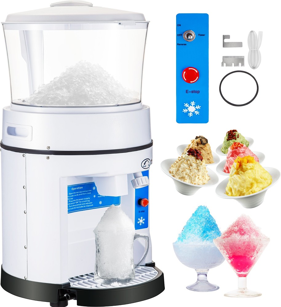 110V Commercial Ice Shaver Crusher 1100LBS/H