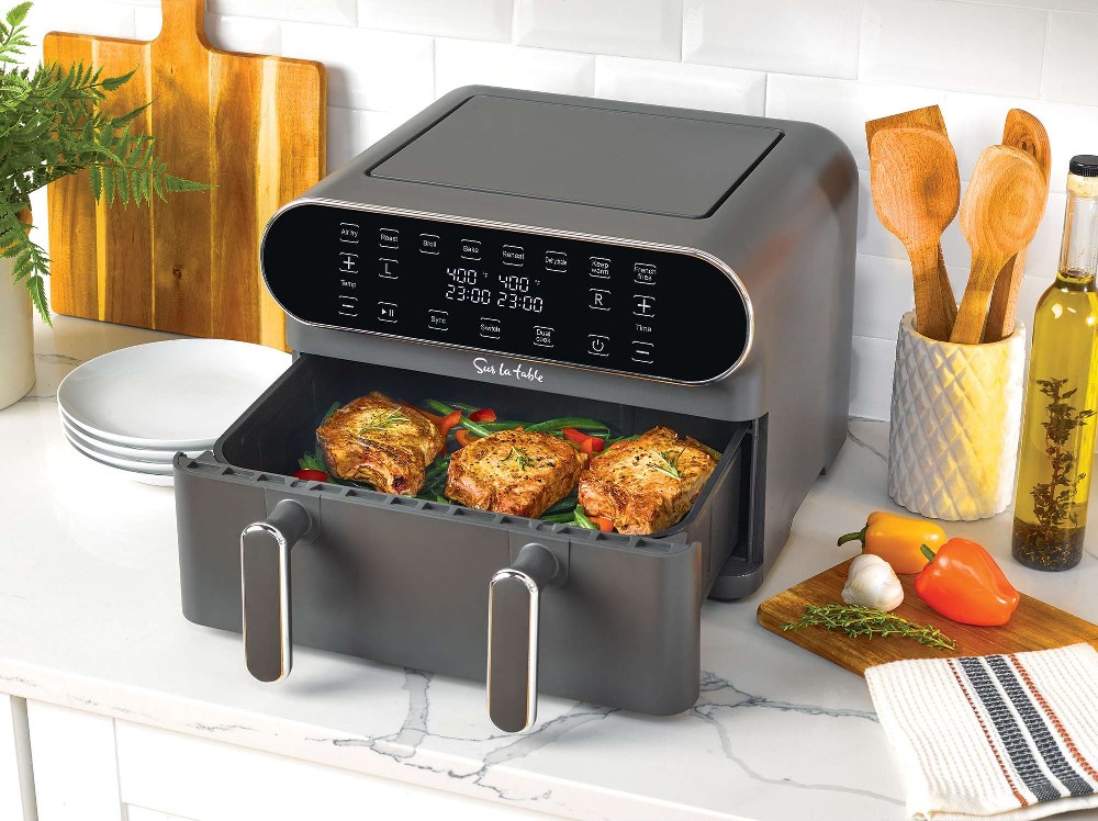 Single or Double Basket Air Fryer 11 qt SLT 1805