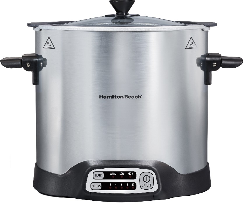 10-Quart Programmable Medium Slow Cooker ( Stainless steel )