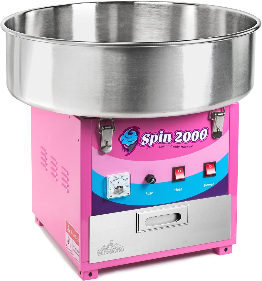 Cotton Candy Machine and Electric Candy Floss Maker Tabletop (SPIN 2000)