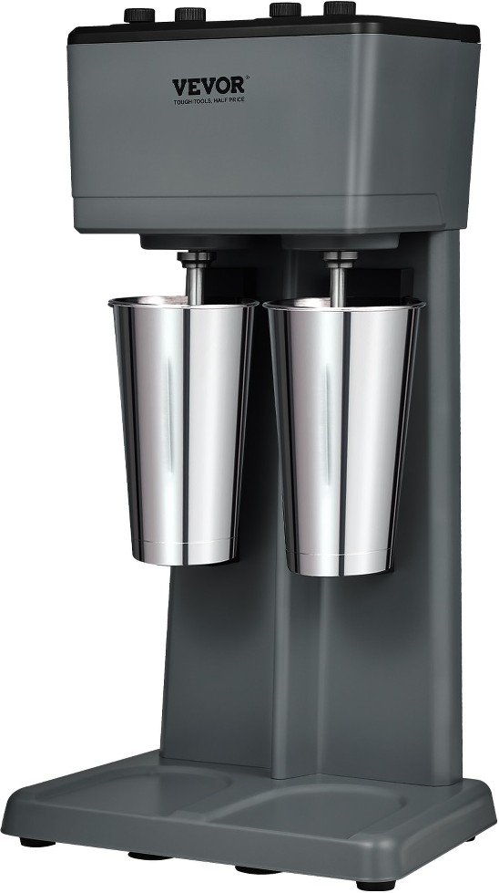 3-Speed 375 W x 2 Milkshake Maker 2 x 820 ML SUS Cups No screen 1.73-Quart Commercial/Residential Tilt-head Stand Mixer