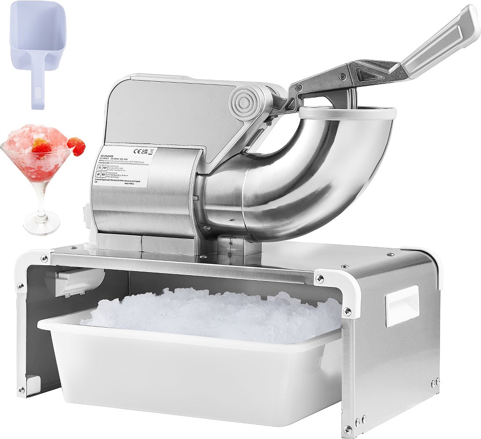 Ice Crushers Machine 661lbs Per Hour Electric Snow Cone Maker
