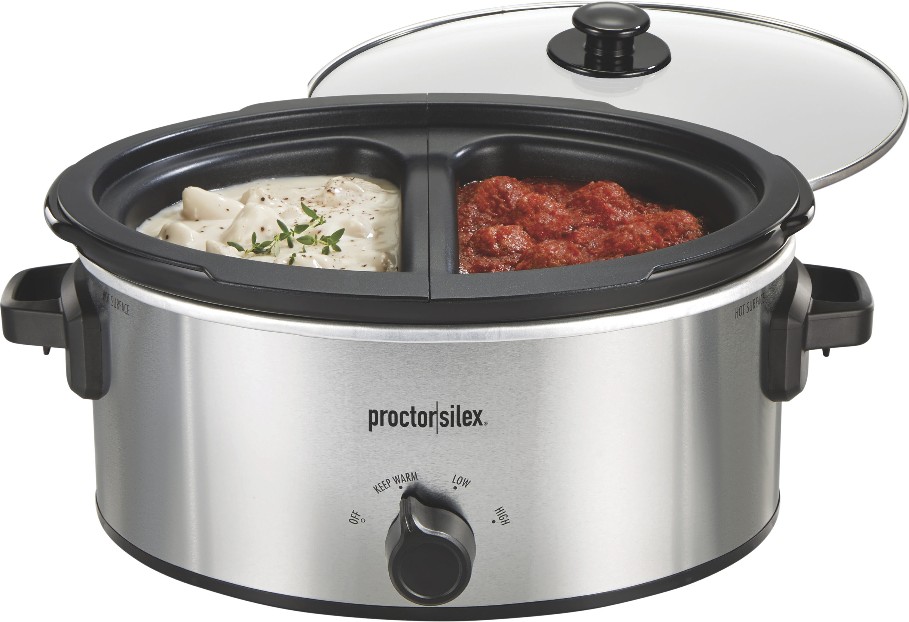 6-Quart Large Slow Cooker ( Stainless steel )