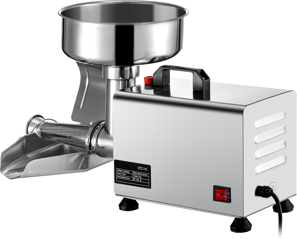 Tomato Sauce Maker 370 W 90-160 KG/H Tomato Strainer Plug-in Electric strainer