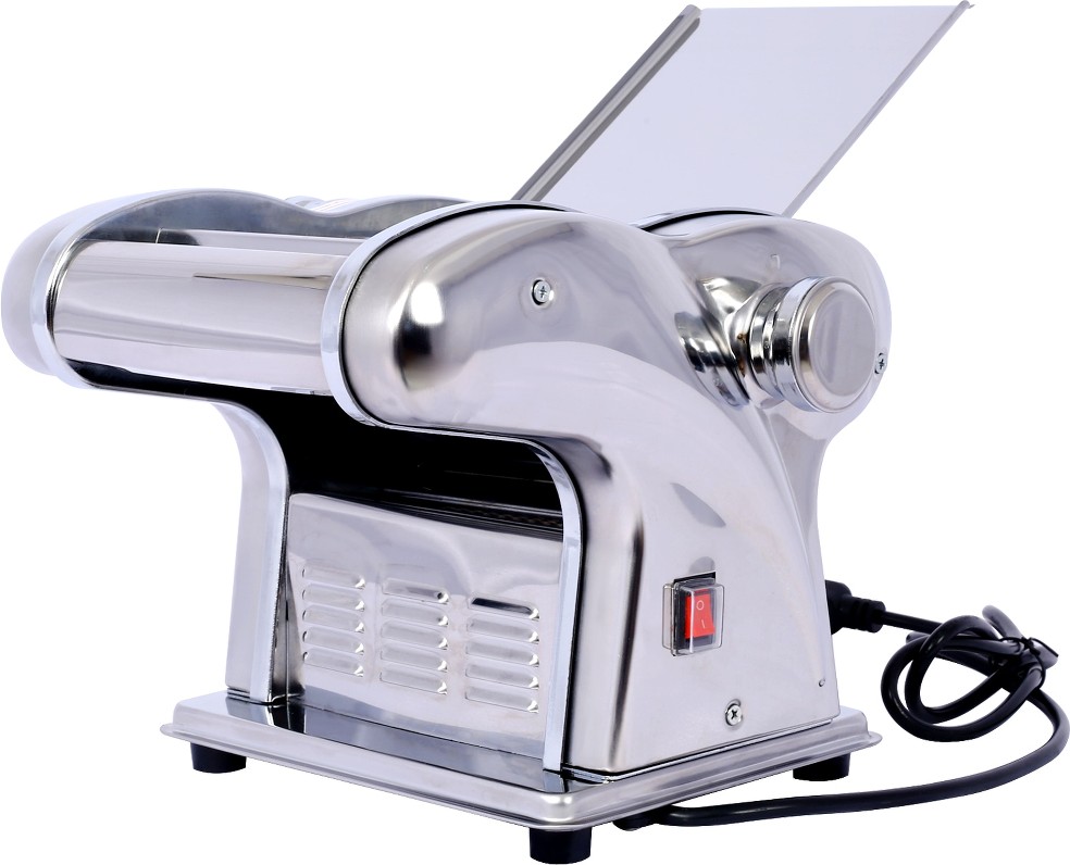 Electric Cutter Thickness Adjustable 110V 135W 3 Blades Type Round+Wide Noodle Pasta Maker