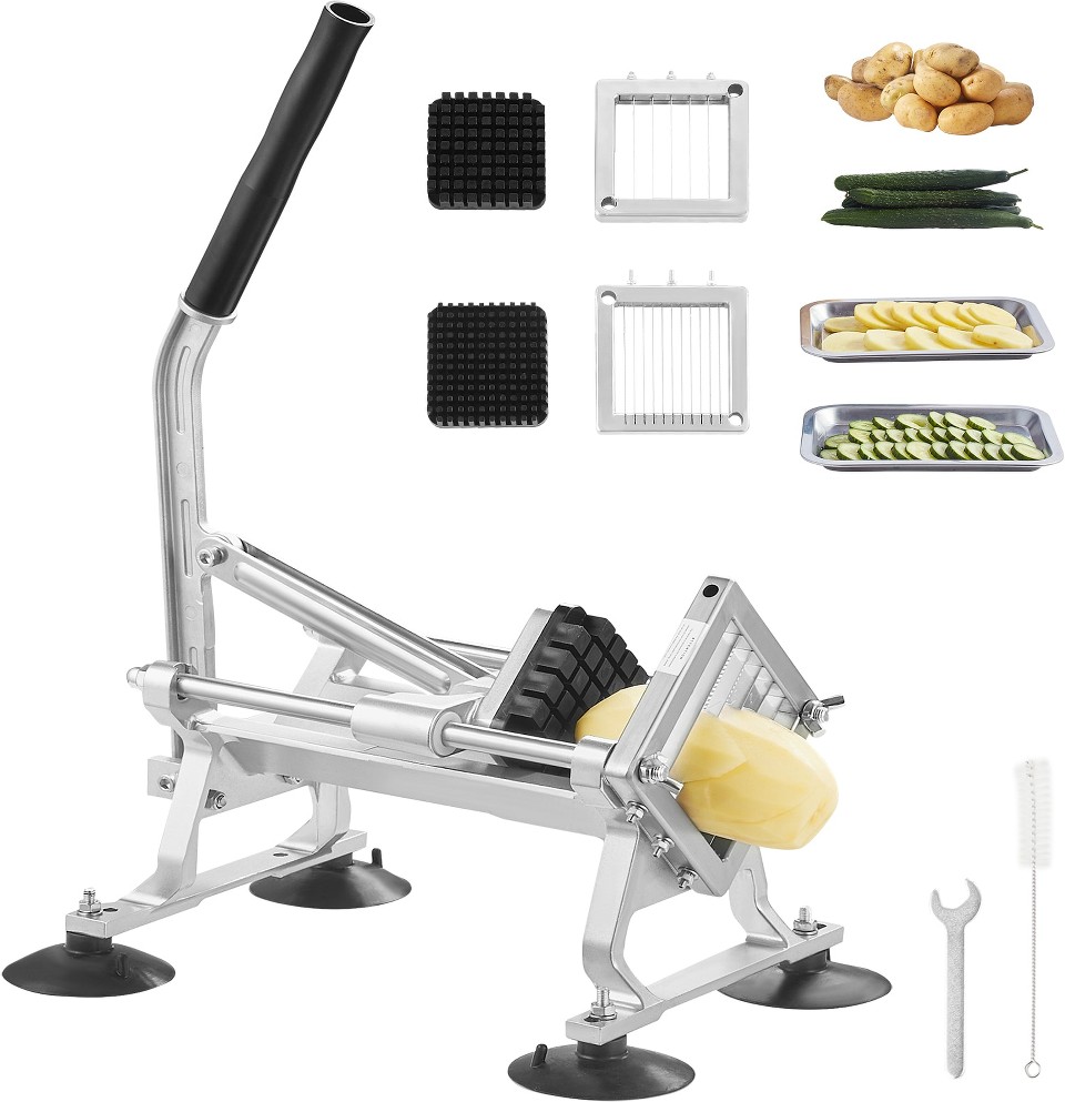 Commercial Vegetable Slicer 1/4-IN+3/8-IN+1/2-IN Fruit Slicer