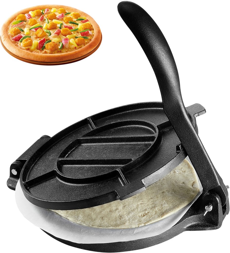 10-In Hand-Pressed Tortilla Press Cast Iron Tortilla maker