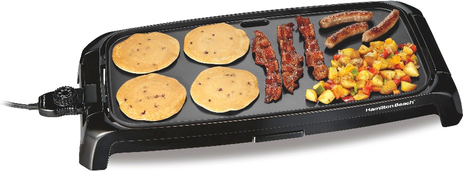 24-in x 10-in Non-Stick Black Electric Griddle Removable Drip Tray ( 1500 -Watt )