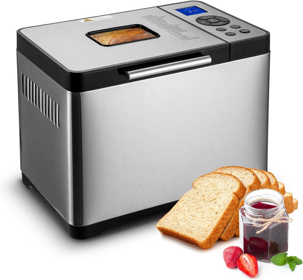 Silver Bread Maker (Bakes up to 2-lb loaf)