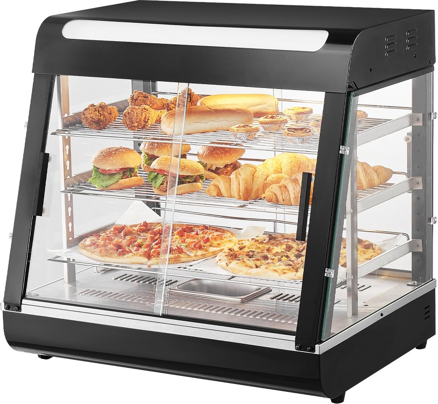 3 Tier Commercial Food Warmer Display 1200W Food Display Warmer