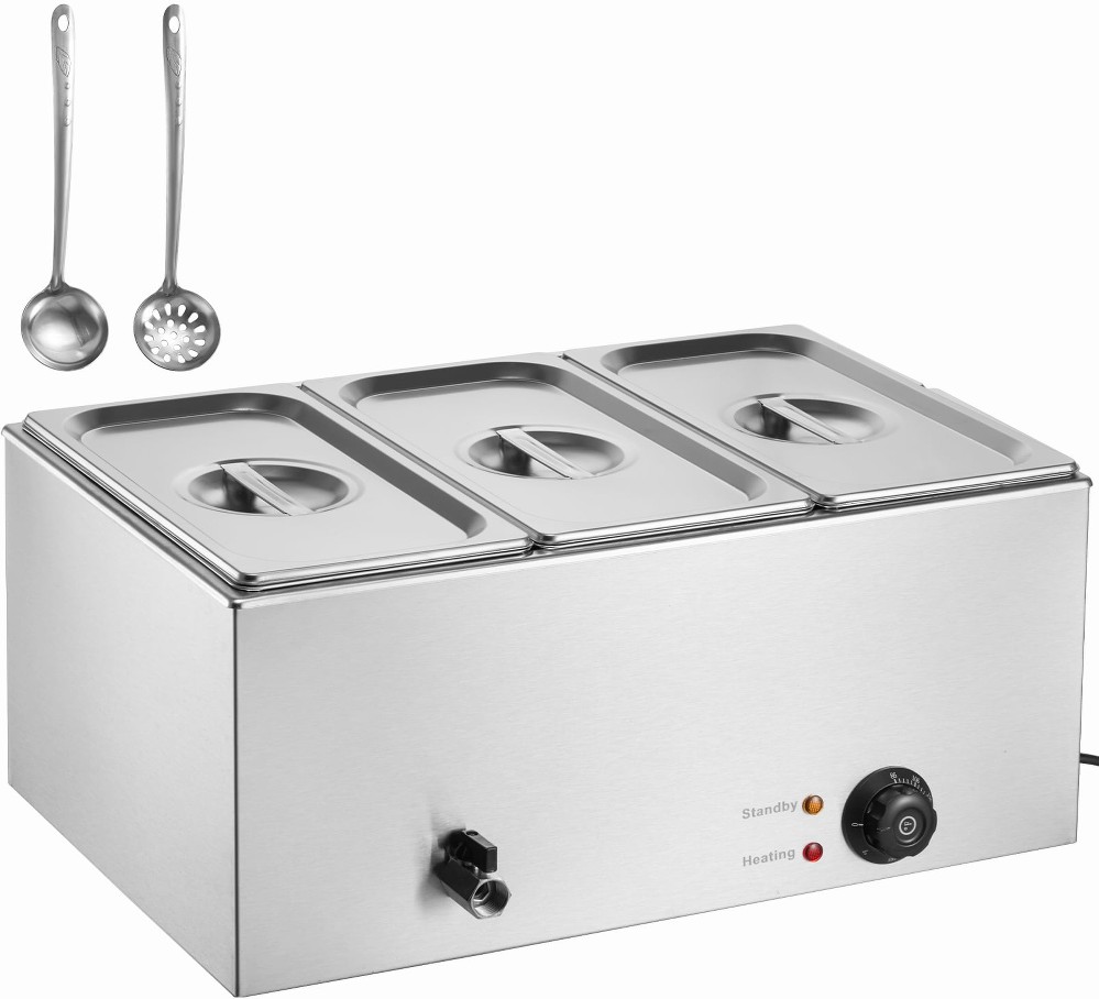 3 Station 17.4 Quart Commercial Electric Buffet server