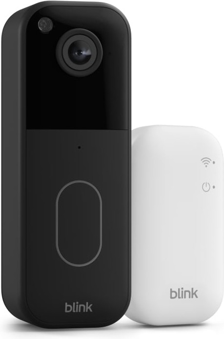 Video Doorbell-Head-to-toe HD view, two-year battery life, and simple setup, Sync Module Core included-System (Black)
