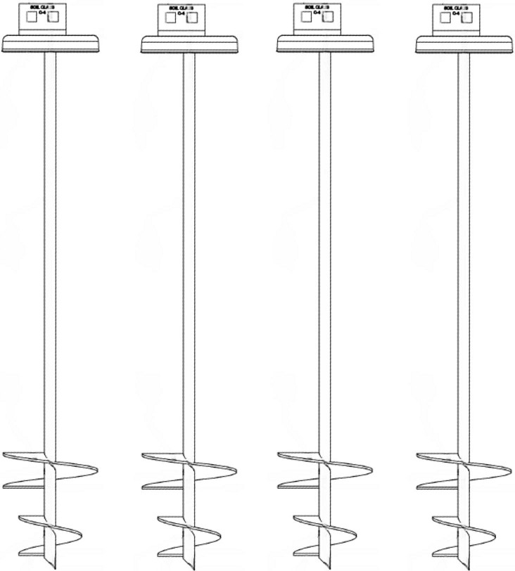 36-in Mobile Home Anchor