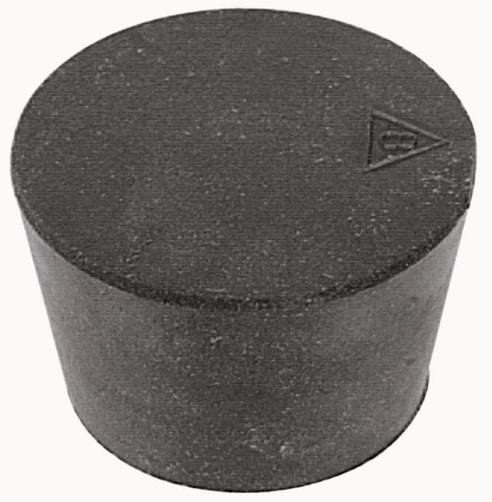2-Pack Black Polychloroprene Hole Plug