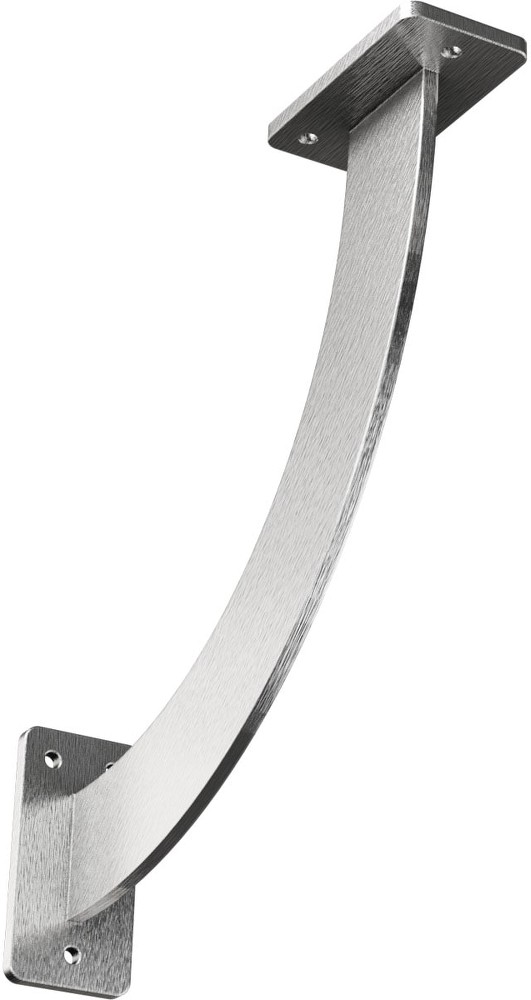 Bradford Antique brass Steel Countertop support bracket