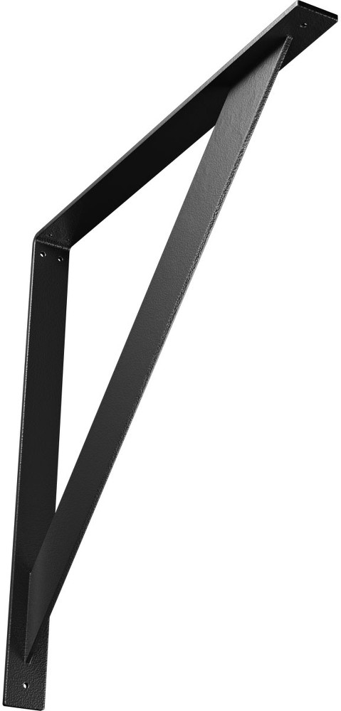 Traditional 12-in x 2-in x 12-in Steel Mounting bracket