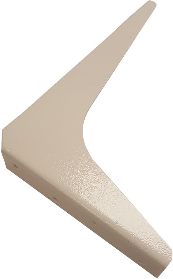 Workstation bracket 12-in x 1.54-in x 8-in White Steel Countertop support bracket