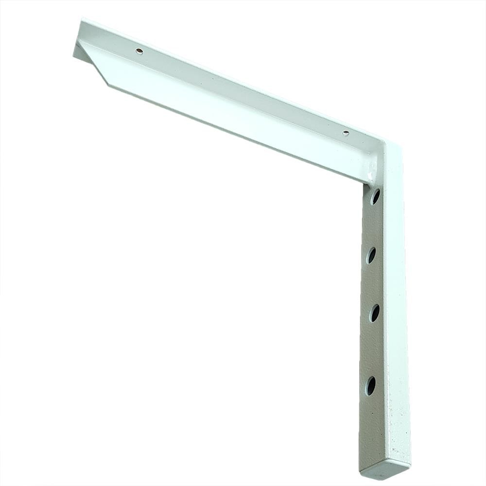 Concealed bracket 20-in x 2-in x 18-in White Steel Countertop support bracket