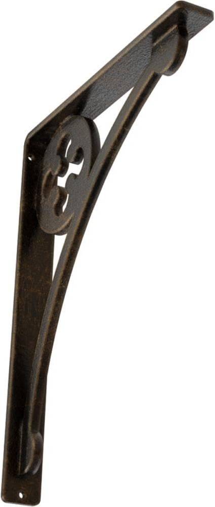 Crawley Antique brass Wrought iron Mounting bracket