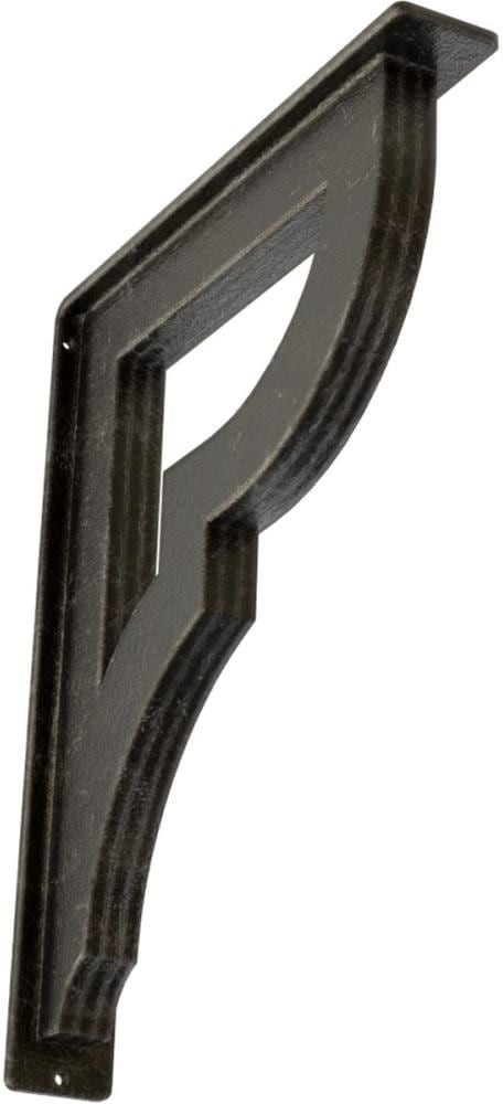 Bradford Antique brass Wrought iron Mounting bracket