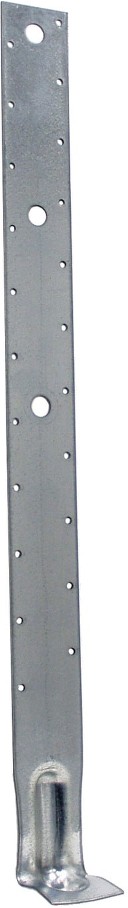 24-in 12 -Gauge Galvanized Steel Masonry strap Wood to concrete (cast in place)