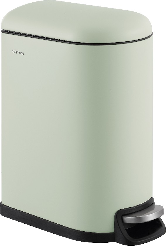 2.64 Gallon Pistachio Gelato Metal Indoor Kitchen Step Trash Can