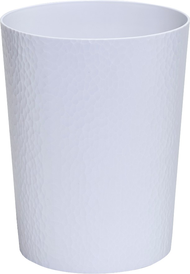 10.56 Liter White Plastic Indoor Kitchen Detached Lid Trash Can