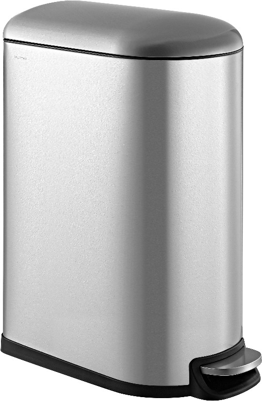 2.64 Gallon Chrome Steel Indoor Kitchen Step Trash Can