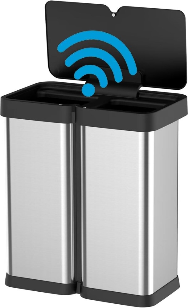 Automatic Motion Sensor Trash Can 16 Gallon Touchless Automatic Garbage Can